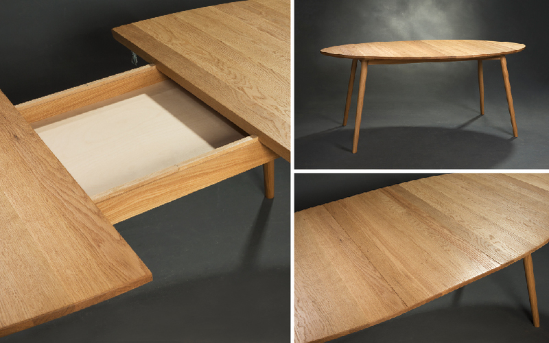 Classic oak -tammiruokapöytä Oval